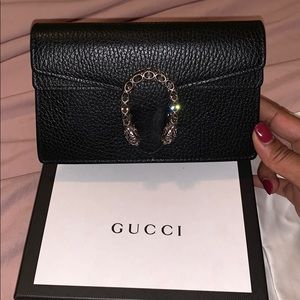 Gucci Dionysus leather super mini bag